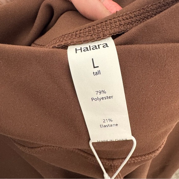 NWT Halara Brown Women's Yoga Pants - Picture 6 of 6